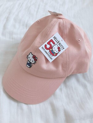57,5 cm Damenhut Sanrio Hello Kitty 50th anniversary rosa unbenutzt
