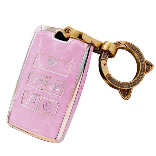 TPU Key Case for Land Rover Sport Car Key Cover Remote Pink - Picture 1 of 8