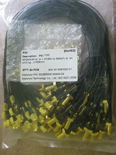 WELLSHOW BD285WS130624-02 RPSMA(M) to 1.37(BK) to SMA(F)  LOT OF 50