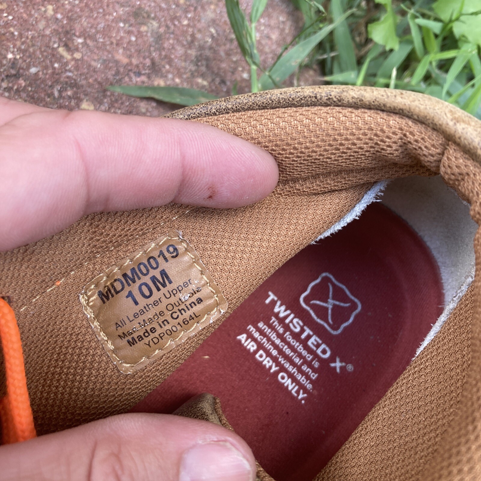 Twisted X Men's Chukka Driving Shoes MDM0019 Size 10M Gem