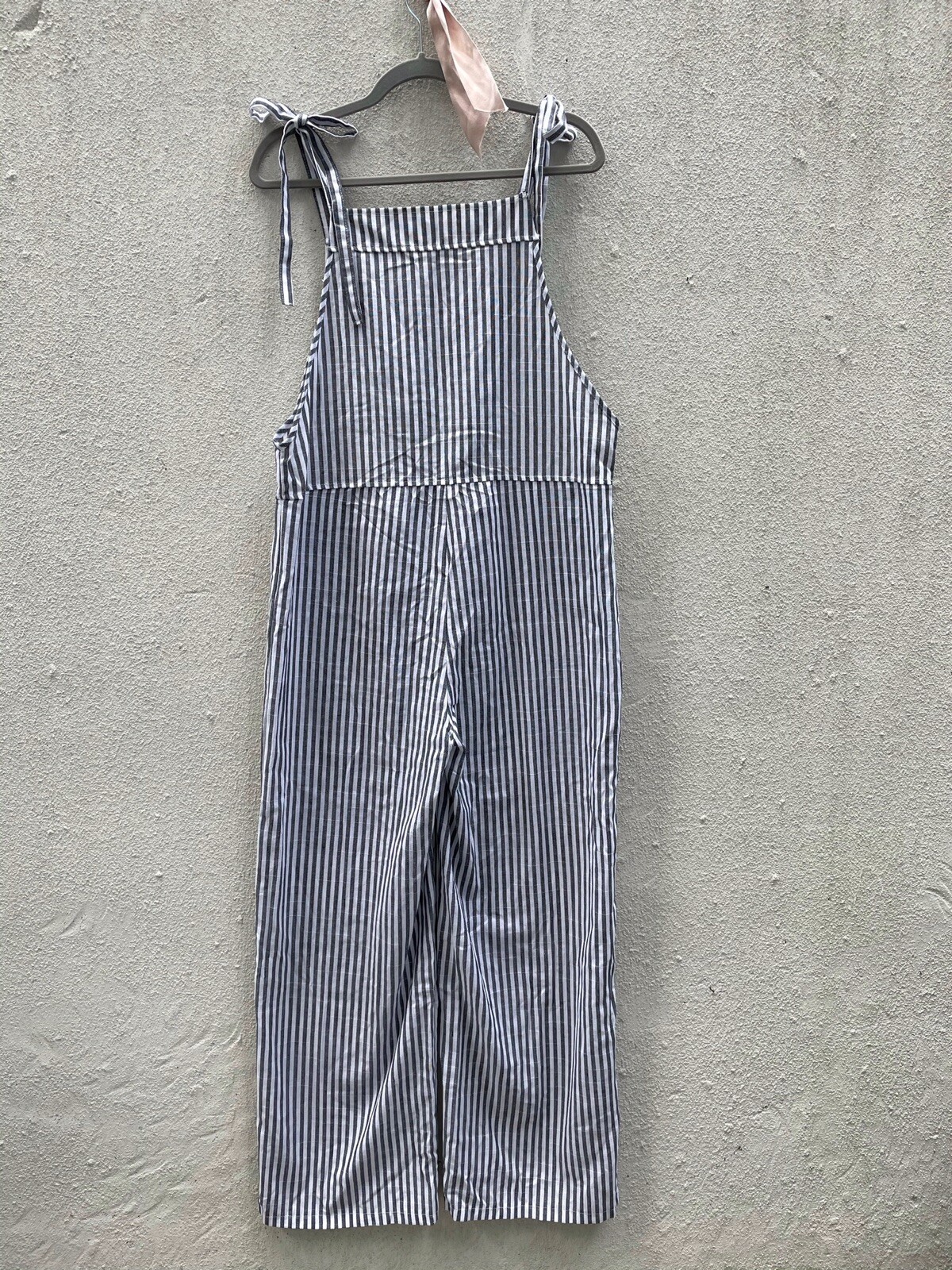 MISSLOOK Stripe Cotton Blend Jumpsuit Overall Romper  Size S image 2