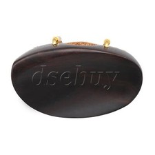 4/4 Ebony Violin Chinrest Centered Mounting Pad for Band Performance