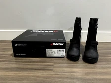 NIB Baffin Mustang Kids Youth Snow Boot - Black Youth Size 12