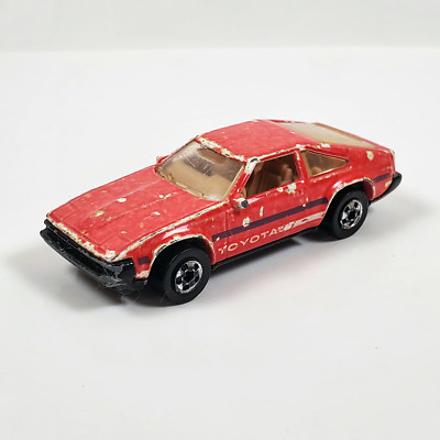 VTG Hot Wheels '82 Toyota Supra BW Tires Red/Pink Color Changing Racers Series