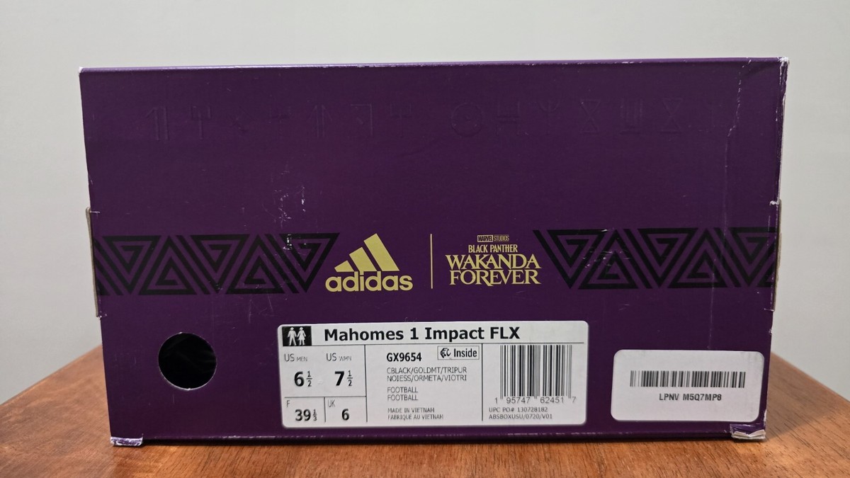 adidas Patrick Mahomes Impact FLX Marvel Black Panther