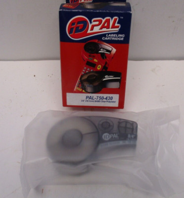 BRADY LABEL CARTRIDGE PAL-750-430 21FT 3/4'' CLEAR POLYESTER FOR IDPAL