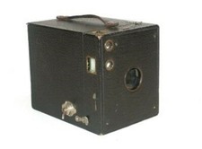 Vintage Old Antique No. 3 Brownie Box Camera Black Color