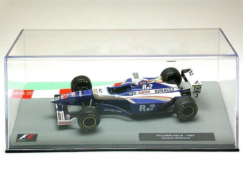 JACQUES VILLENEUVE Williams FW19 Racing Car 1997 - Collectable Model 1:43 + MAG - Picture 2 of 3