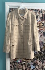 Basler Long Wool Blazer Gold Buttons Women  s 10 / 40