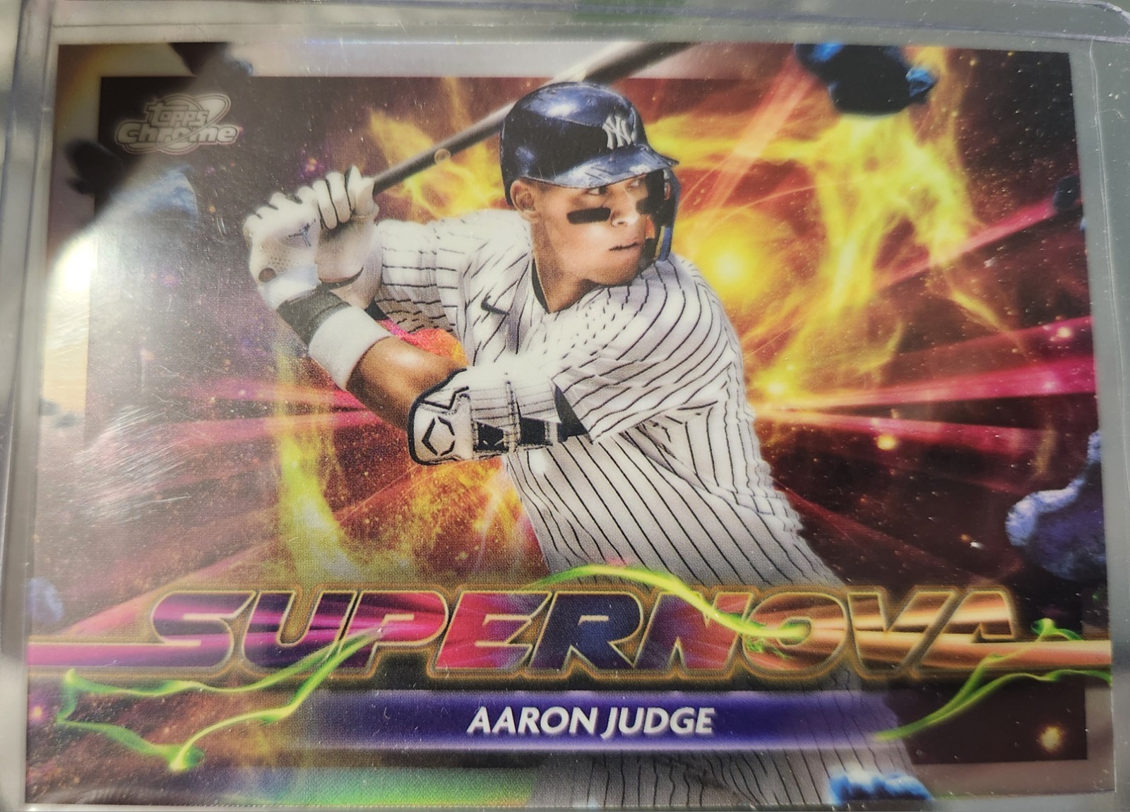 2024 Topps Cosmic chrome Aaron Judge Supernova ssp case hit yankees