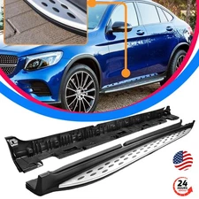 450LBS Running Boards Side Step For 2016-2022 Mercedes Benz GLC300 X253 Nerf Bar