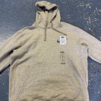 Nike Sportswear Club Fleece Men's Size L Pullover Hoodie  Gray XL Air Force AF1