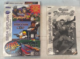 BOX ONLY Viruta Fighter 2, Viruta Cop, Daytona USA bundle Sega Saturn