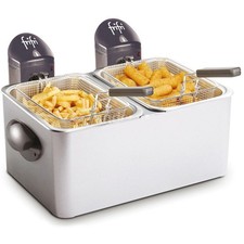 Frifri Friteuse Double 2x4,5l 2x3200w Inox FI.1998