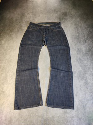 Levi s 512 Bootcut Jeans Herren W32 L32 Dunkelblau Vintage Y2K Bootcut Pashanim