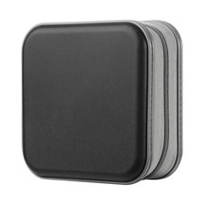 alavisxf xx CD Case, 48 Capacity Hard Plastic DVD Case 48 Capacity, Black