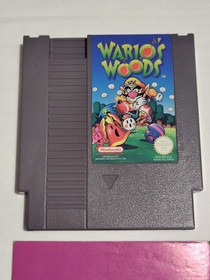 WARIO'S WOODS WITH MANUAL NINTENDO NES GAME