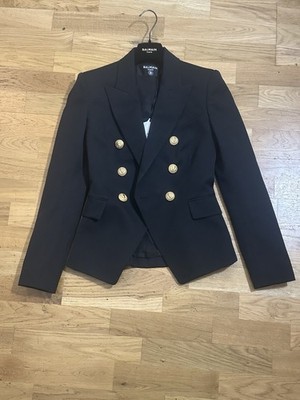 Balmain Double-Breasted Blazer, With Tags & Spare Buttons Size 3