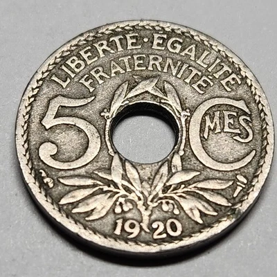5 centimes 1920 Lindauer grand module ( 011 @ 2026 ) - Photo 1/2