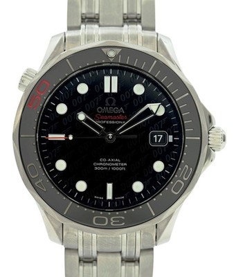 Omega 41mm Men's Seamaster James Bond 50th Anniversary Watch 212.30.41.20.01.005