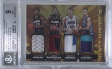 2015 Gold Standard 10/25 Frank Kaminsky Mario Hezonja Josh Richardson BGS 9 s6i