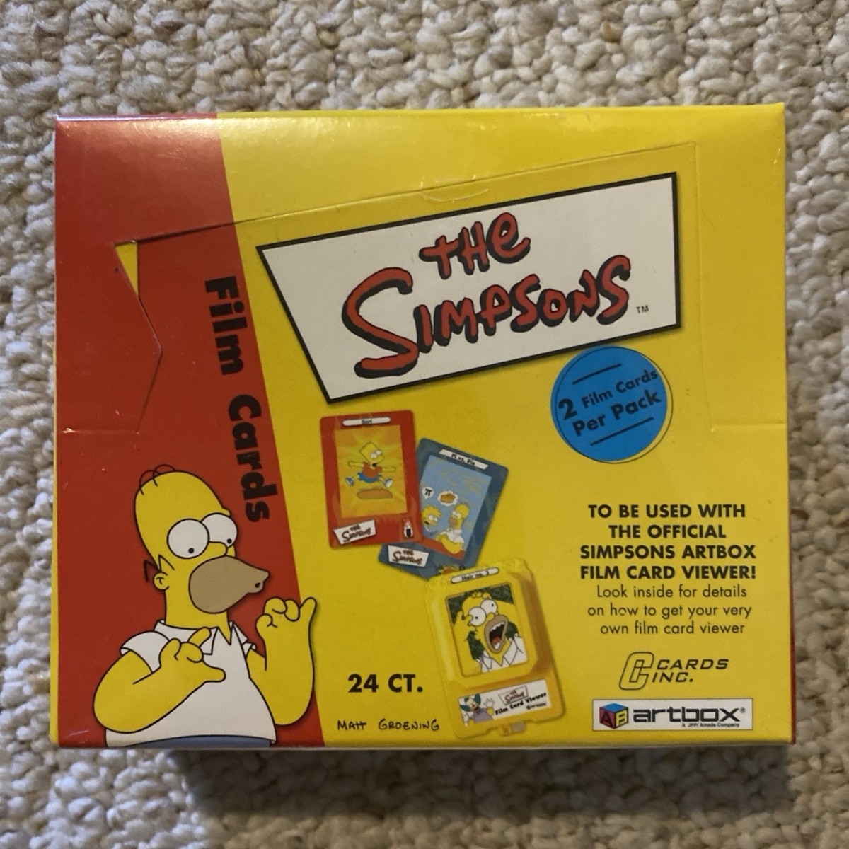 ※期間限定出品※ SIMPSON SA2000 The Simpsons Film Cards Trading Card Box Factory Sealed New