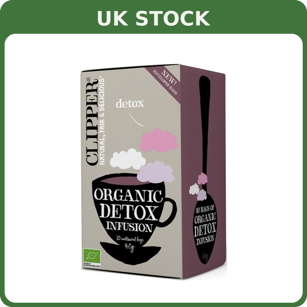 Organic Hibiscus, Nettle and Licorice Tea (20 x 2g) 40g Clipper
