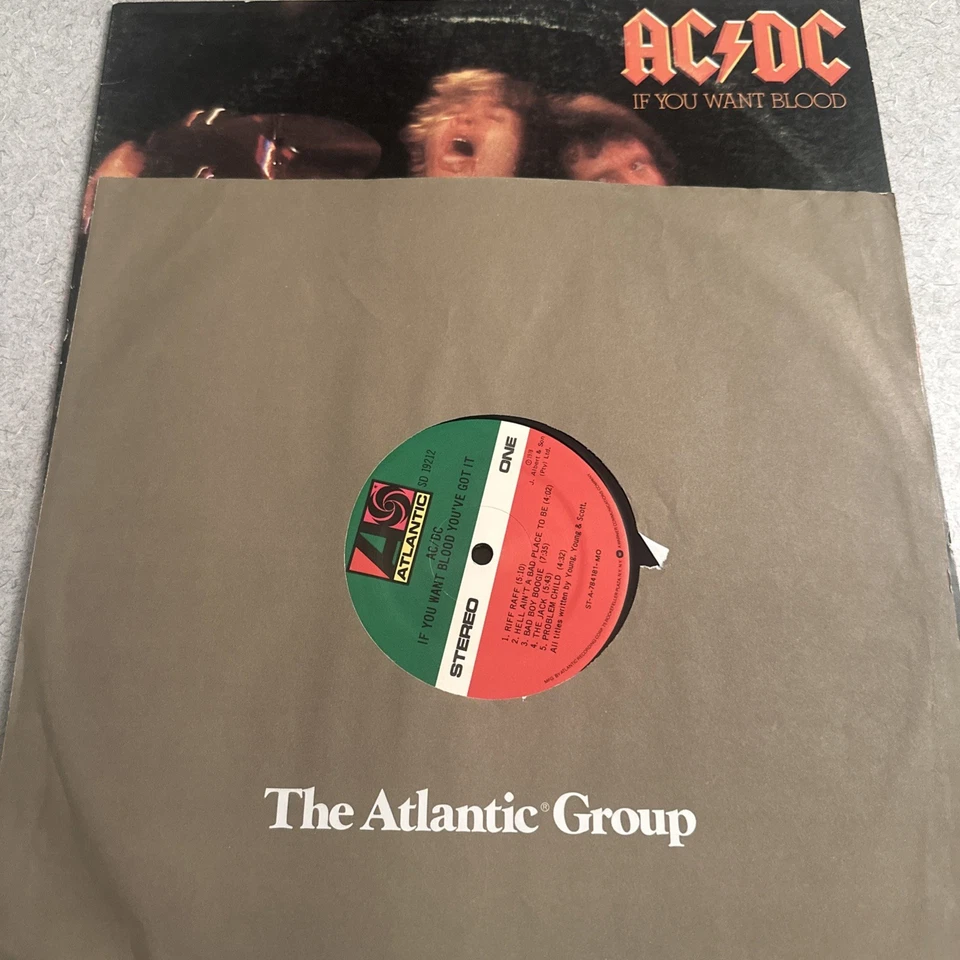 AC/DC – If You Want Blood Vinyl LP VG+/VG Ultrasonically Cleaned - Image 3 of 4