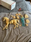 VINTAGE 1960’s MARX Johnny WEST JANE & Horse FLAME W/ACCESSORIES Estate Find