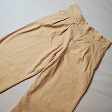 Maeve Anthropologie Women's Size 6 High-Waisted Wide-Leg Culottes Pants Beige