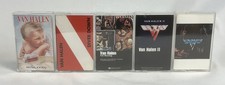 VAN HALEN Cassette Tape Lot x5 Self VH2 Warning Diver 1984 David Lee Roth Era