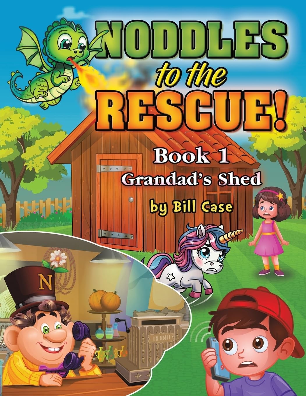 Noddles to the Rescue!: Book 1: Grandads Shed. Case 9781035866953 New**
