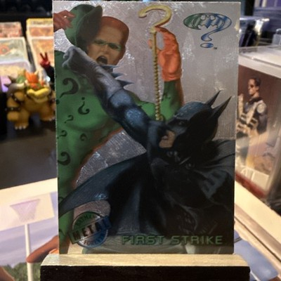 1995 Metal Batman Forever #23 First Strike Silver Flasher