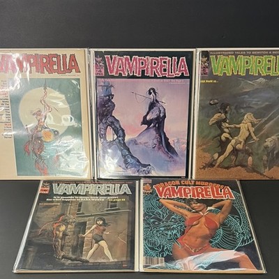 Warren Vampirella Magazine Lot Issues #3 #4 #5 #6 #7 Horror Comics