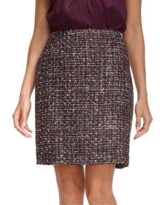 Calvin Klein Womens Tweed Mini Pencil Skir 197383150641 16 RT $89.0