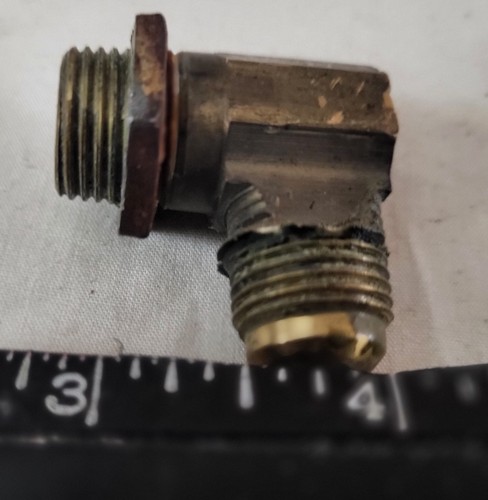 Vintage Brass Hydraulic Flow Control Valve - Picture 7 of 9
