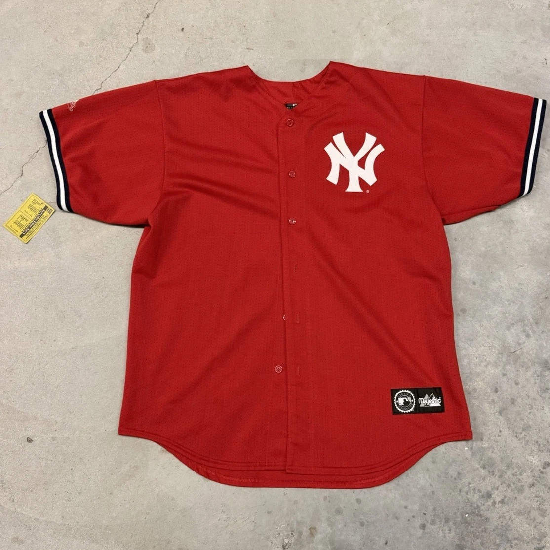 Majestic New York Yankees Red MLB Fan Apparel & Souvenirs for sale