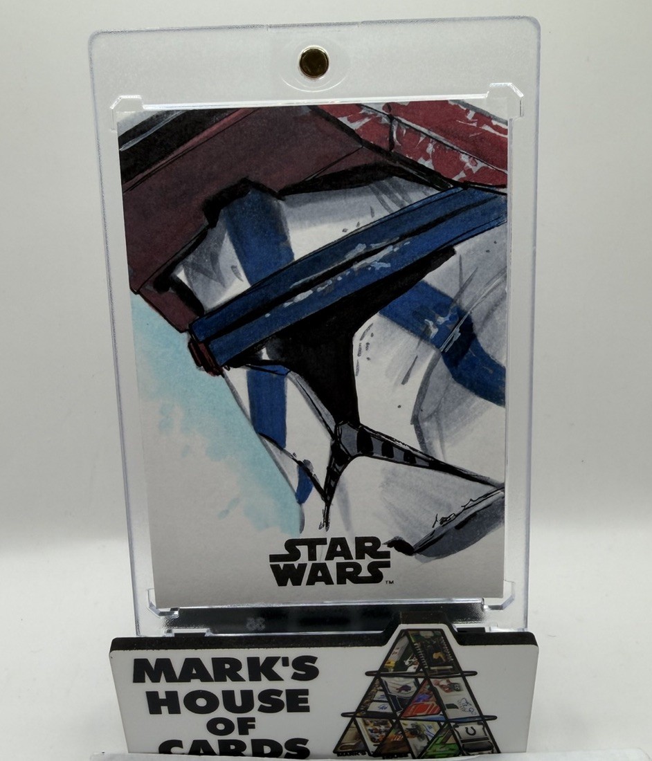 2019 Topps Star Wars Skywalker Saga Clone Trooper SKETCH 1/1 Space Hindu