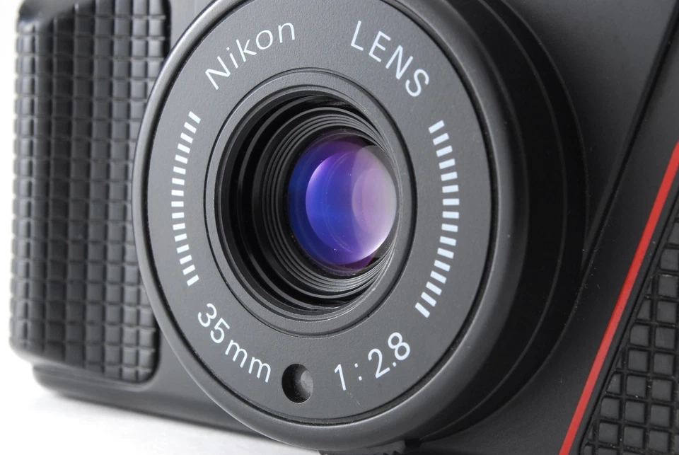 READ!!【NEAR MINT】Nikon L35 AD2 Point & Shoot 35mm Black Film Camera From Japan - Image 4 of 4