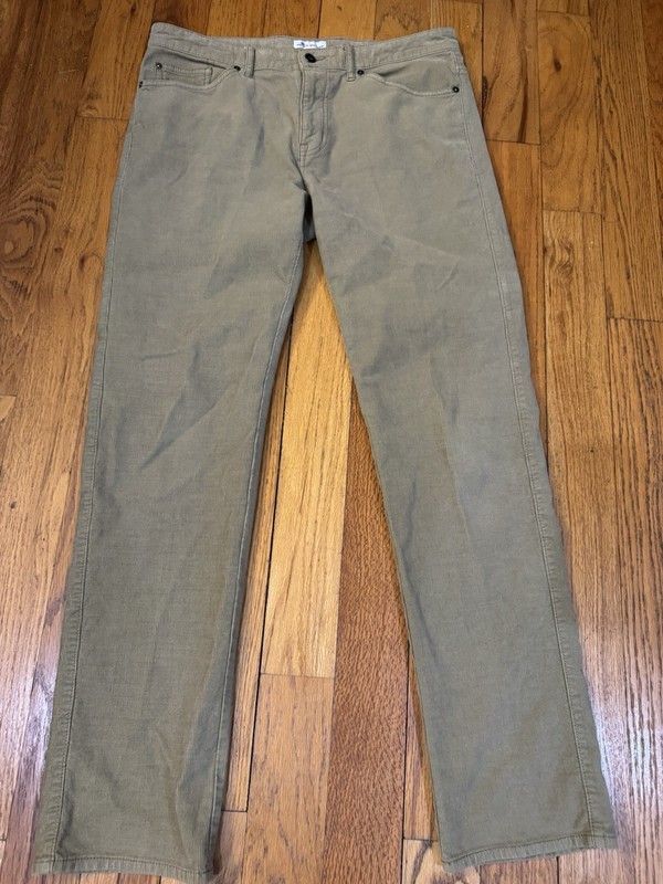 Peter Millar Pants  5-Pocket Brown Cordoroy Slacks Size 34*34
