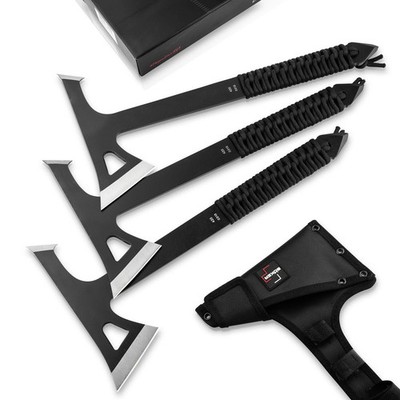 Boker Plus Throwing Axe 3pcs Set  11'' Mohican Hatchet Tomahawk 3Cr13 Blade