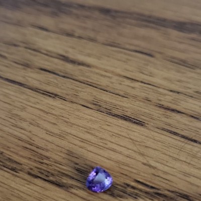 Purple Color Change Sapphire Loose Cut Gemstone Sri Lanka 6x5.75x3.6mm VR