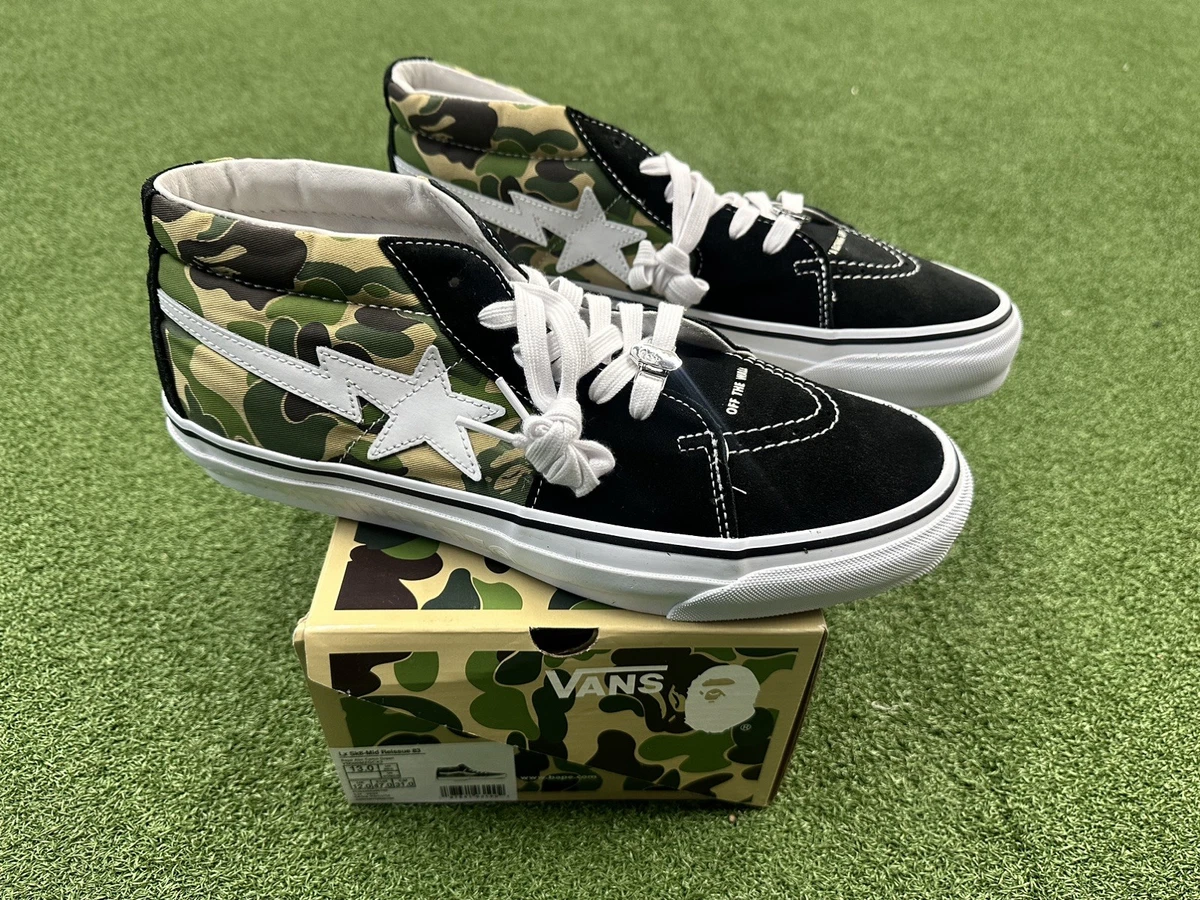 Preços baixos em BAPE x Vans Sk8- 83 Mid ABC Camo | eBay