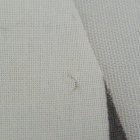 Lego Sail From 6289/6290 Red Beard Runner Gray & White Stripes Cannonball Holes