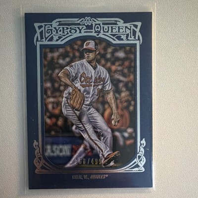 Topps 2013 Gypsy Queen Wei-Yin Chen Blue Framed Baltimore Orioles #13 /499