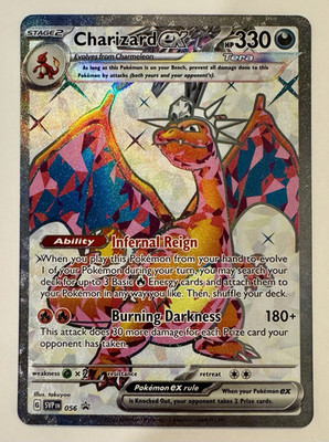 Charizard ex SV Promo 056 Holo Promo Stage 2 330 HP English Pokemon TCG