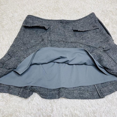 Burberry Blue Label Pleated Mini Skirt Gray FXF67 Sz 36 - Picture 21 of 24
