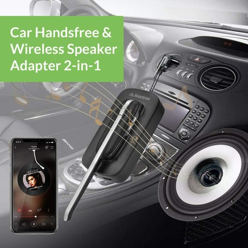Avantree Ego Mono Bluetooth Headset Hands Free Earpiece with Car Kit Receiver - Picture 5 of 8