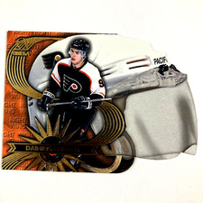 Dainius Zubrus 1997-98 Pacific Omega Game Face Insert #14 Philadelphia Flyers