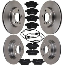 BMW 5er F10 F11 F18 Bremsen Set VORNE Ø348 HINTEN Ø330 Scheiben + Beläge mit WK